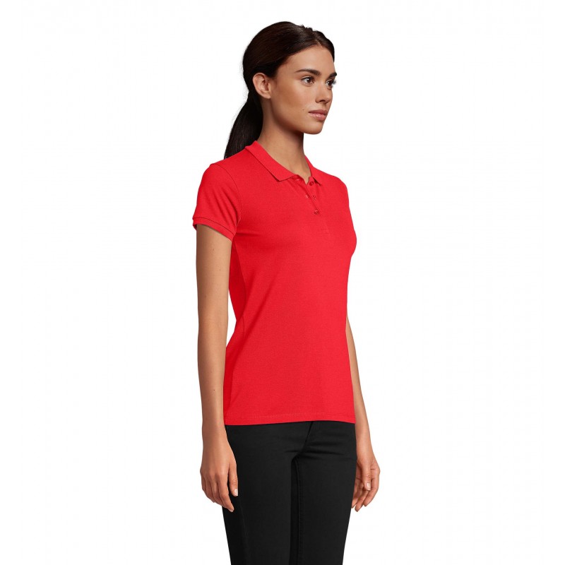 Sol's - Polo femme PLANET WOMEN - Rouge
