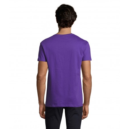 Sol's - Tee-shirt homme col rond IMPERIAL - Violet Foncé