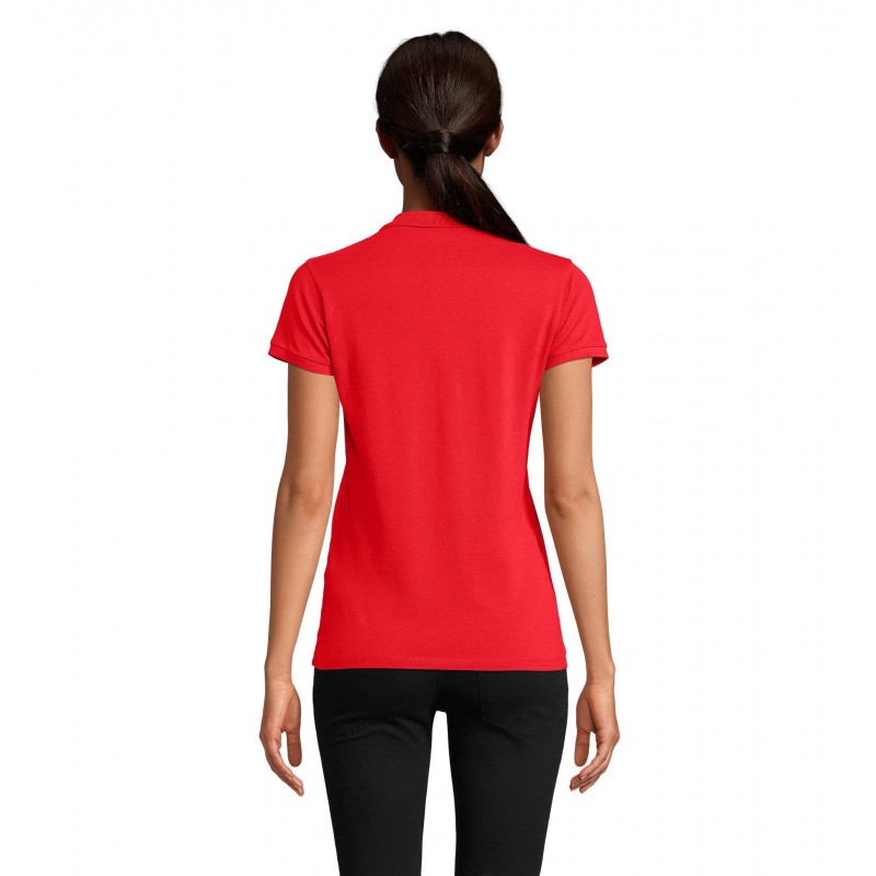Sol's - Polo femme PLANET WOMEN - Rouge
