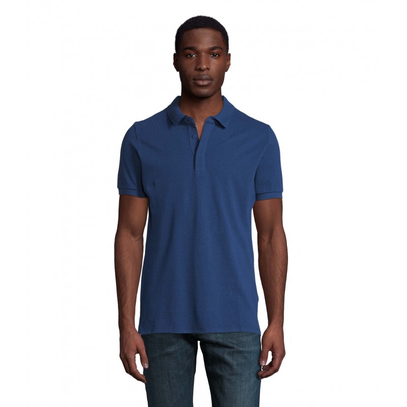 Neoblu - Polo piqué patte cachée homme OWEN MEN - Bleu Intense