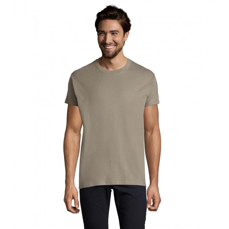 Sol's - Tee-shirt homme col rond IMPERIAL - Zinc