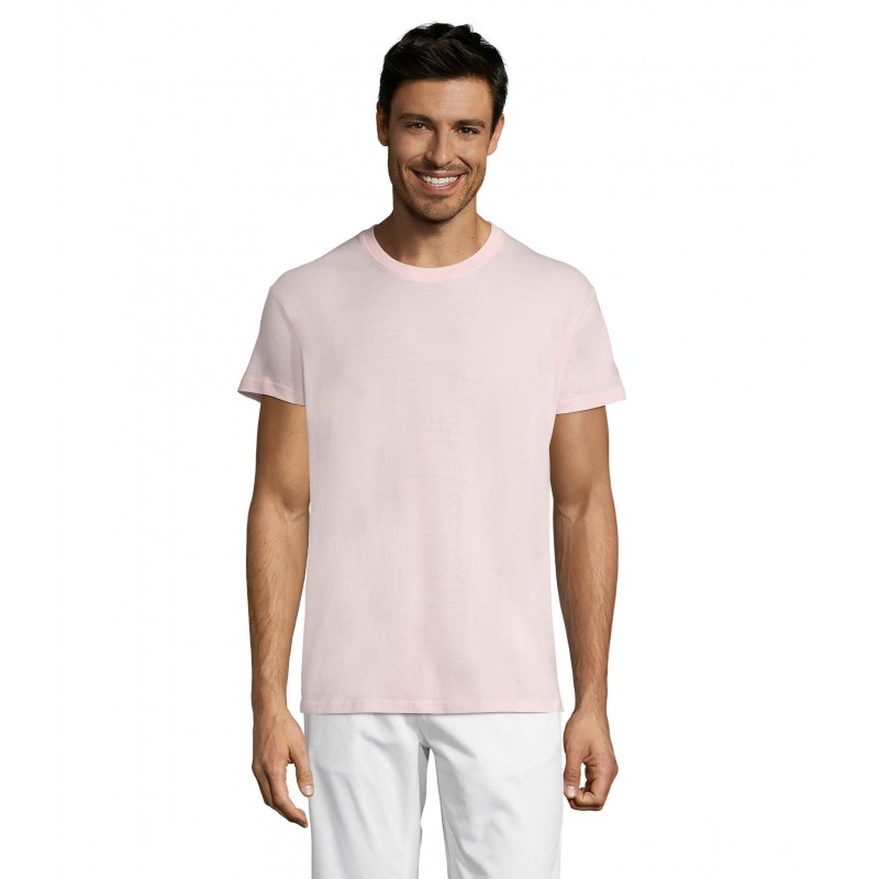 Sol's - Tee-shirt unisexe col rond REGENT - Rose Moyen