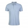 Neoblu - Polo piqué patte cachée homme OWEN MEN - Bleu Léger