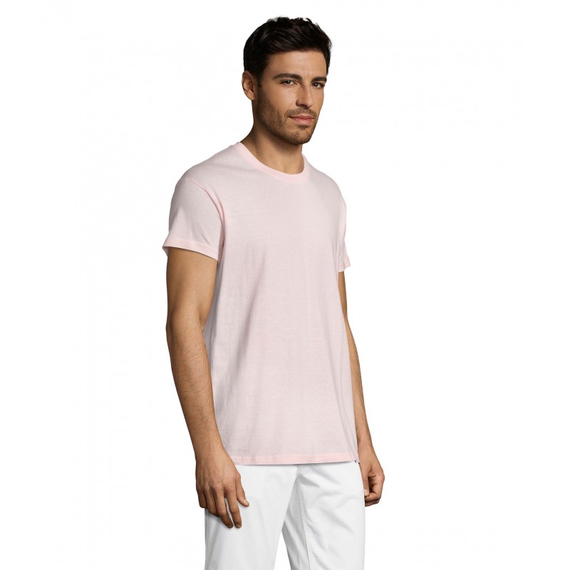 Sol's - Tee-shirt unisexe col rond REGENT - Rose Moyen