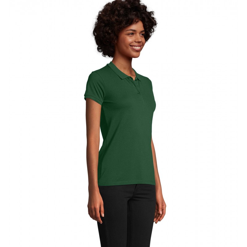 Sol's - Polo femme PLANET WOMEN - Vert Bouteille