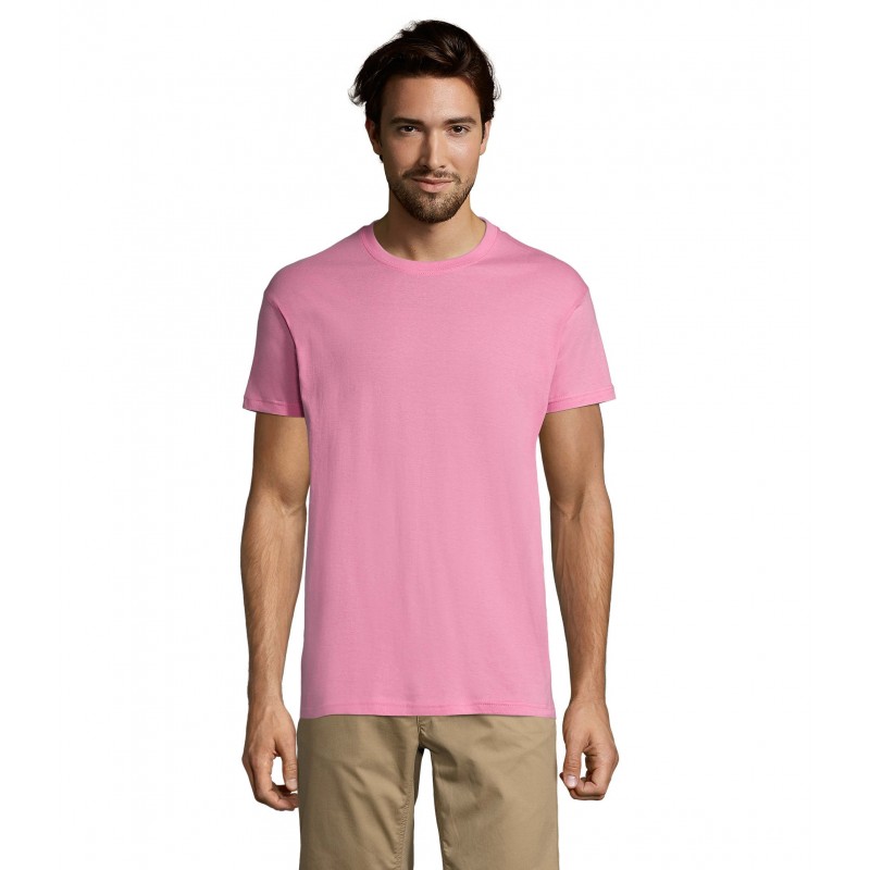Sol's - Tee-shirt unisexe col rond REGENT - Rose Orchidée