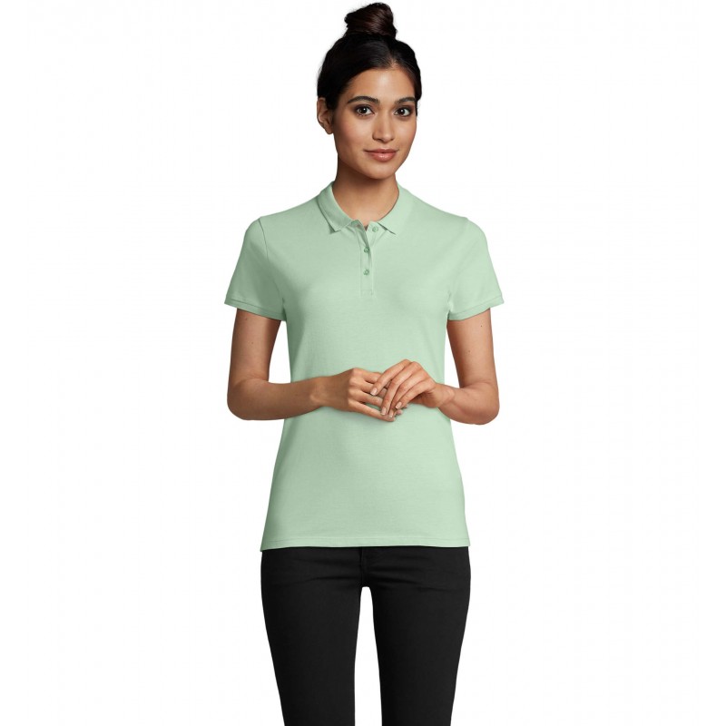 Sol's - Polo femme PLANET WOMEN - Vert Glace