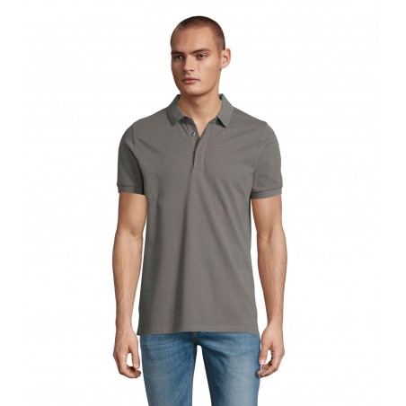 Neoblu - Polo piqué patte cachée homme OWEN MEN - Gris Léger