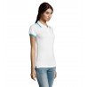 Sol's - Polo femme PASADENA WOMEN - Blanc / Aqua