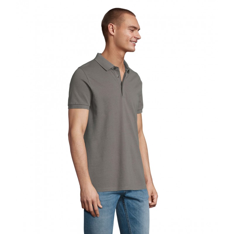 Neoblu - Polo piqué patte cachée homme OWEN MEN - Gris Léger