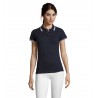 Sol's - Polo femme PASADENA WOMEN - French Marine / Blanc