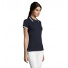 Sol's - Polo femme PASADENA WOMEN - French Marine / Blanc