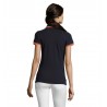 Sol's - Polo femme PASADENA WOMEN - French Marine / Orange Fluo