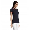 Sol's - Polo femme PASADENA WOMEN - French Marine / Orange Fluo