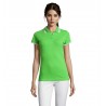 Sol's - Polo femme PASADENA WOMEN - Lime / Blanc