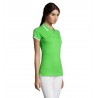 Sol's - Polo femme PASADENA WOMEN - Lime / Blanc