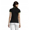 Sol's - Polo femme PASADENA WOMEN - Noir / Lime