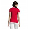 Sol's - Polo femme PASADENA WOMEN - Rouge / Blanc