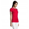 Sol's - Polo femme PASADENA WOMEN - Rouge / Blanc