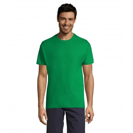 Sol's - Tee-shirt unisexe col rond REGENT - Vert Prairie