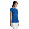 Sol's - Polo femme PASADENA WOMEN - Royal / Blanc