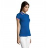 Sol's - Polo femme PASADENA WOMEN - Royal / Corail Fluo