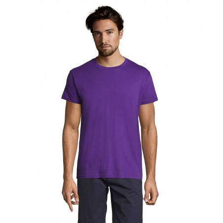 Sol's - Tee-shirt unisexe col rond REGENT - Violet Foncé