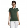 Sol's - Polo femme PASADENA WOMEN - Vert Forêt / Blanc