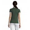 Sol's - Polo femme PASADENA WOMEN - Vert Forêt / Blanc