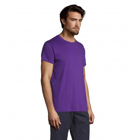 Sol's - Tee-shirt unisexe col rond REGENT - Violet Foncé