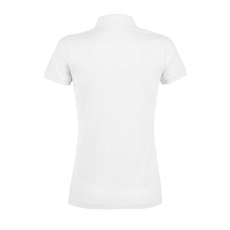 Neoblu - Polo piqué patte cachée femme OWEN WOMEN - Blanc Optique
