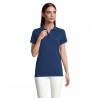 Neoblu - Polo piqué patte cachée femme OWEN WOMEN - Bleu Intense