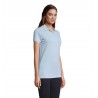 Neoblu - Polo piqué patte cachée femme OWEN WOMEN - Bleu Léger