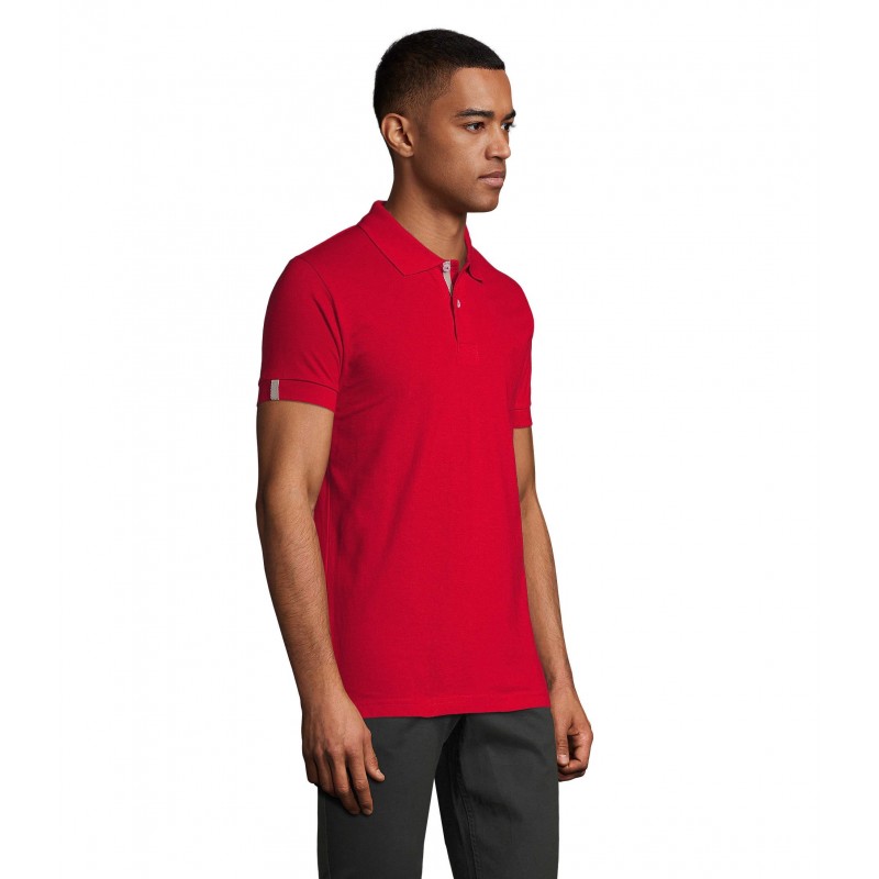 Sol's - Polo homme PORTLAND MEN - Rouge