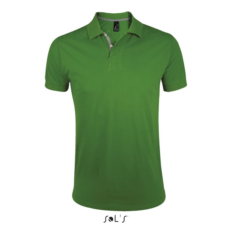 Sol's - Polo homme PORTLAND MEN - Vert Bourgeon