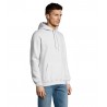 Sol's - Sweat-shirt unisexe à capuche SLAM - Blanc Chiné