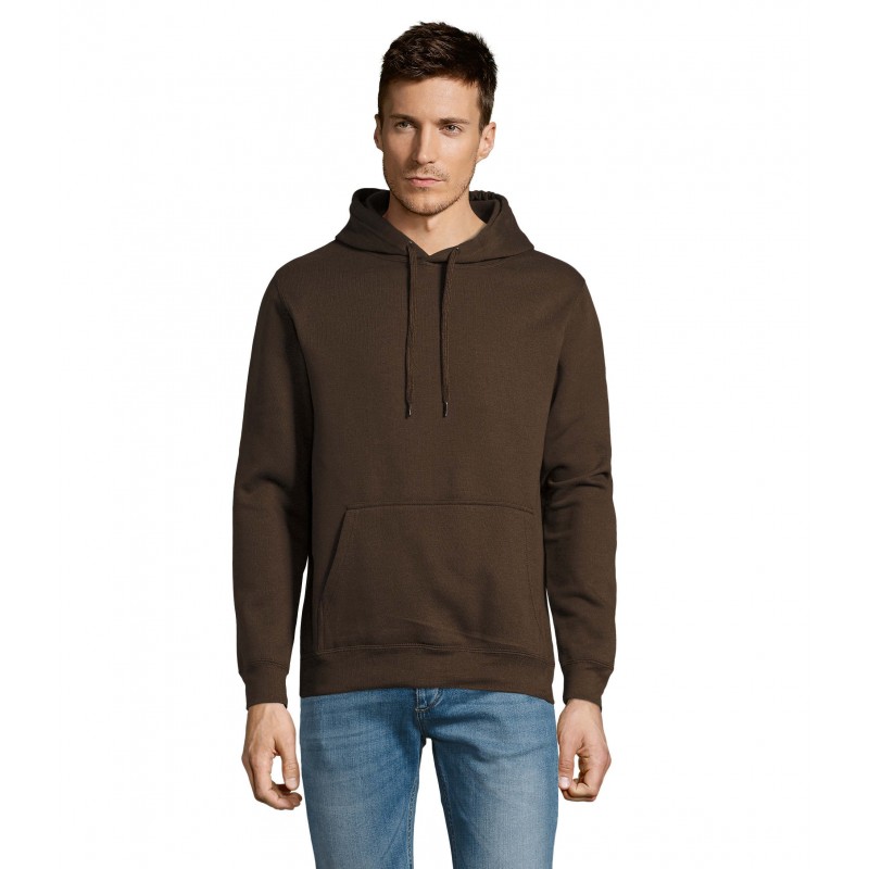 Sol's - Sweat-shirt unisexe à capuche SLAM - Chocolat