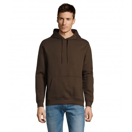 Sol's - Sweat-shirt unisexe à capuche SLAM - Chocolat