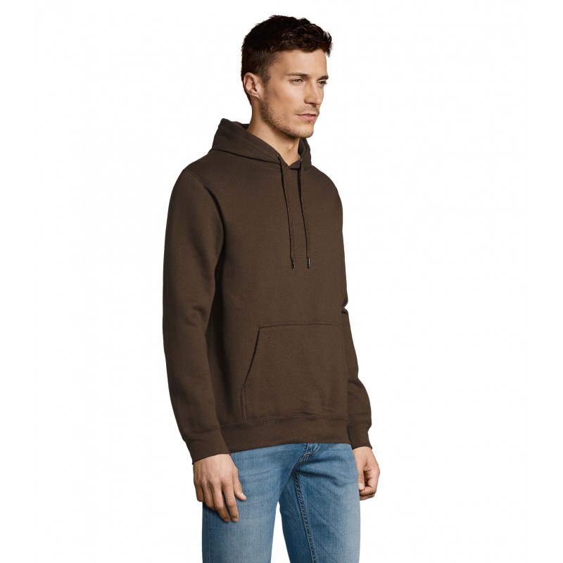 Sol's - Sweat-shirt unisexe à capuche SLAM - Chocolat