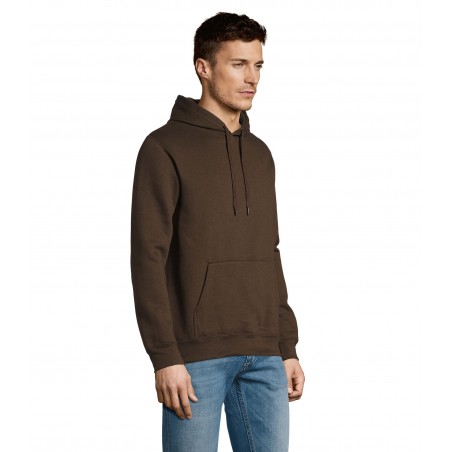 Sol's - Sweat-shirt unisexe à capuche SLAM - Chocolat