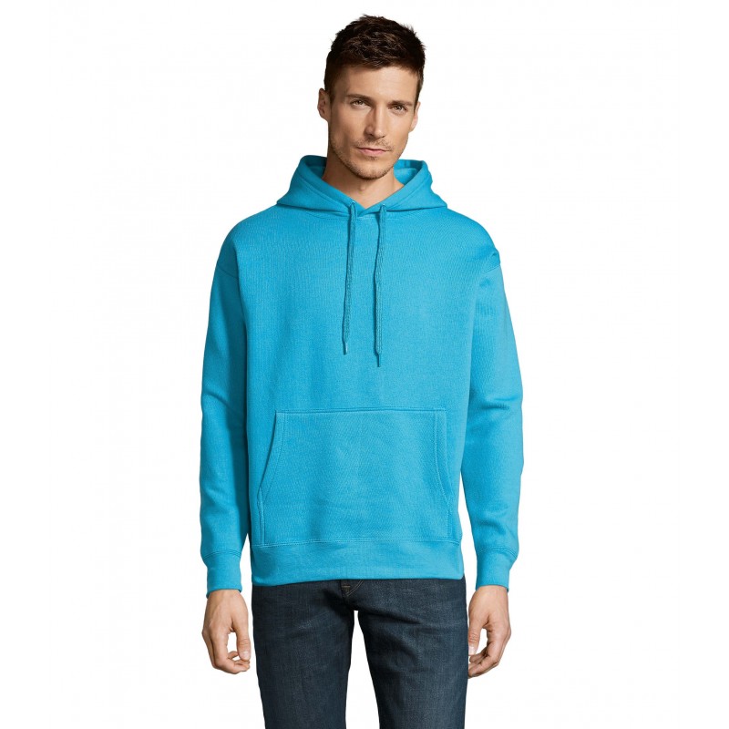 Sol's - Sweat-shirt unisexe à capuche SLAM - Turquoise