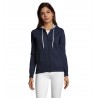 Sol's - Veste zippée femme bicolore à capuche doublée contrastée SOUL WOMEN - French Marine
