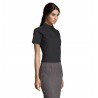 Sol's - Chemise femme popeline manches courtes ESCAPE - Noir