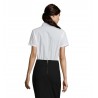 Sol's - Chemise femme popeline manches courtes ESCAPE - Blanc