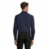 Sol's - Chemise homme stretch manches longues BRIGHTON - Bleu Foncé