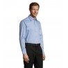 Sol's - Chemise homme stretch manches longues BRIGHTON - Ciel Vif