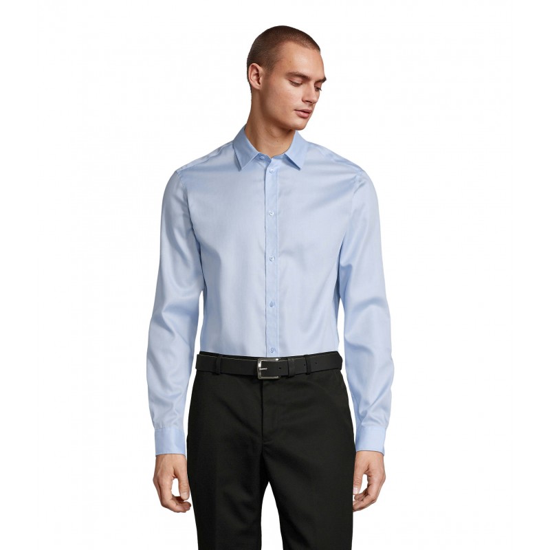Neoblu - Chemise sans repassage homme BLAISE MEN - Bleu Léger