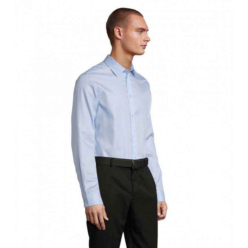 Neoblu - Chemise sans repassage homme BLAISE MEN - Bleu Léger