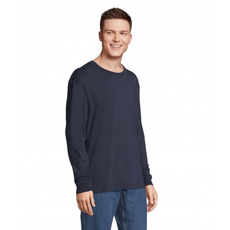 Sol's - Tee-shirt unisexe manches longues PIONEER LSL - French Marine