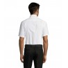 Sol's - Chemise homme oxford manches courtes BRISBANE - Blanc